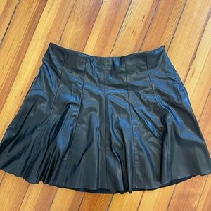 Zara pleather mini skirt